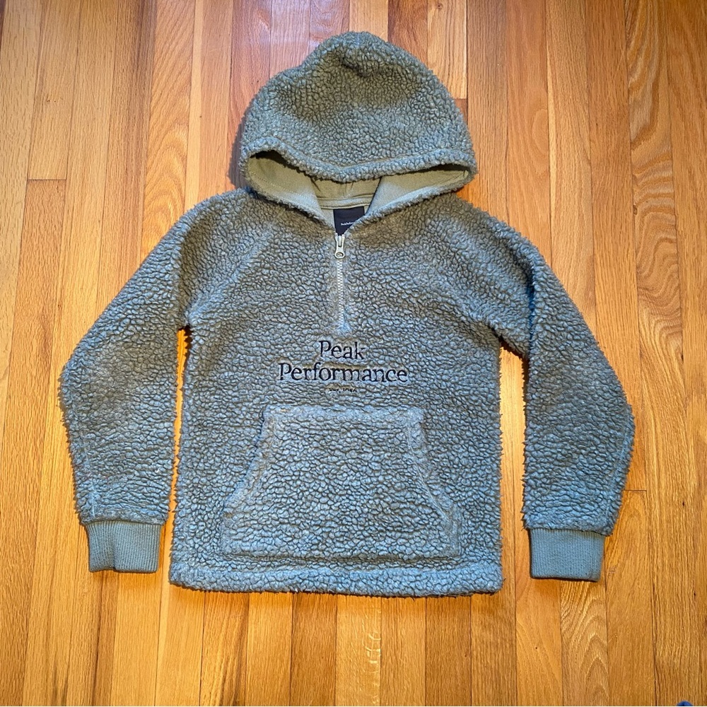 Peak Performance Blue-Green Hoodie